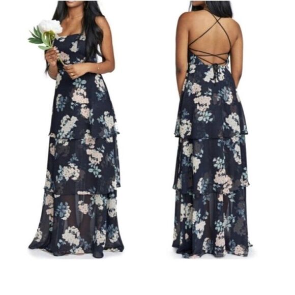 Show Me Your Mumu Calypso Fleur De Fun Tiered Maxi Dress XL - Picture 1 of 6